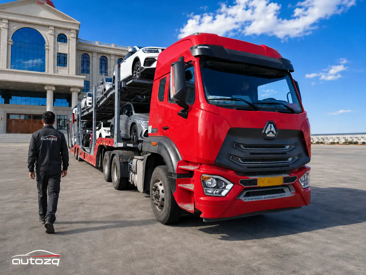 автовоз аутозь готов к отправке