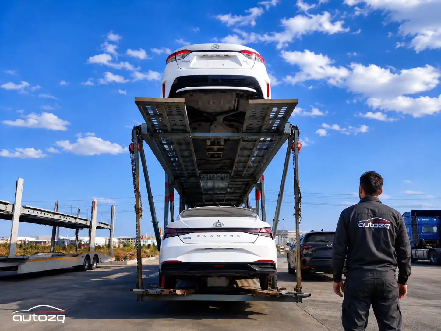 Автовоз с автомобилями AutoZQ