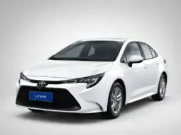 Главное фото белой Toyota Levin 2022: купить седан с экспортом из Китая, вид для каталога продаж